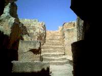 TOMBS OF THE KINGS ARCHAEOLOGICAL SITE IN PAPHOS