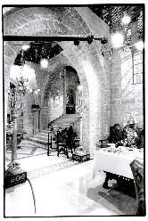 The set for The Kastello interior