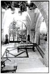 The set for The Kastello interior