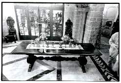 The set for The Kastello interior