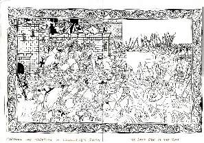 Alex Gourlay's design for the tapestry