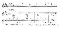 Sheet music for 'The Camellia Waltz'