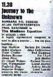 TV Times cast listing - click for larger version